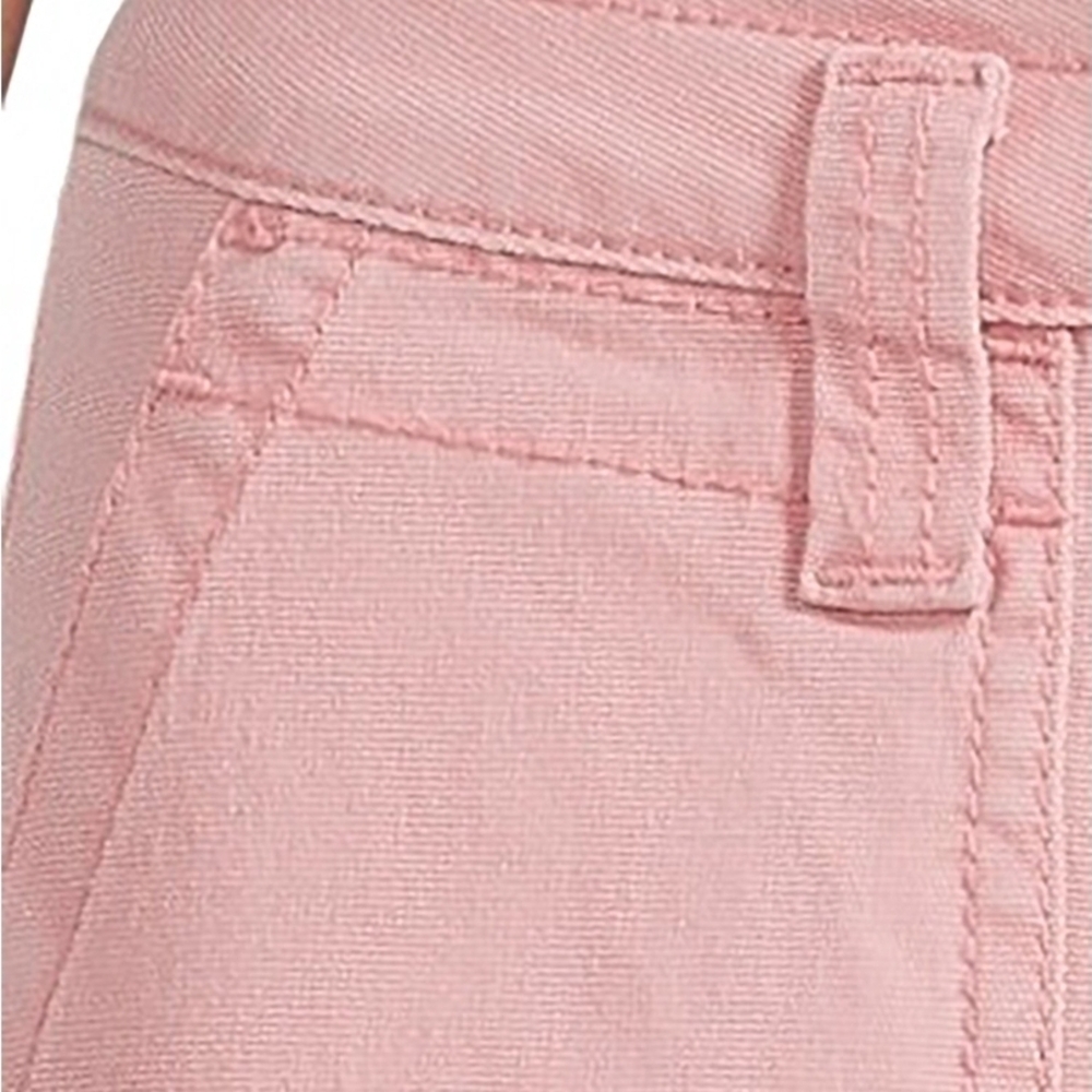 Time and Tru High-Rise Relaxed Fit Utility Cargo Pants Pink- Size 10 2066 - Picture 4 of 7